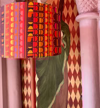Image 1 of NEW Standard Lamp & ‘Ruby Curve’ Shade