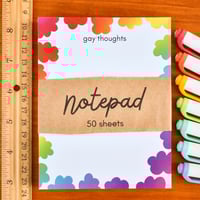 Image 1 of Gay Thoughts Notepad