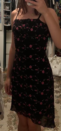 Image 7 of floral embroidered dress