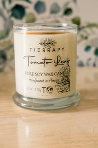 Image 5 of Wooden Wick Crackle 9.5 oz Pure Soy Wax Candle, Hand Poured Natural Round Glass Container Candle