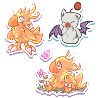 Image 1 of FF! CRITTERS - STICKERS