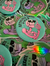 Anti-AI Skeleton & Tired Zombie Pins