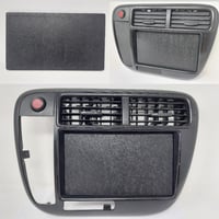 Image 1 of 1999-2000 Honda Civic Radio Delete Plate / Blanking Panel