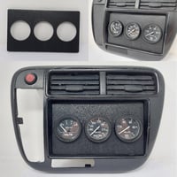 Image 2 of 1999-2000 Honda Civic Radio Gauge Pod / Plate