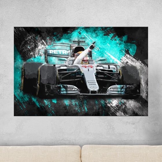 Image of Lewis Hamilton Print