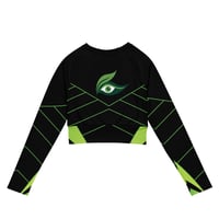 Image 7 of Thought Provoker Recycled Long-Sleeve Crop Top
