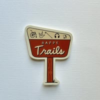 Image 2 of Happy Trails Sticker