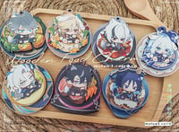 Image 1 of Genshin Impact Double Layered Wooden Food Charms V2