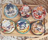 Image 2 of Genshin Impact Double Layered Wooden Food Charms V2