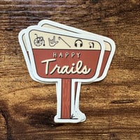 Image 3 of Happy Trails Sticker