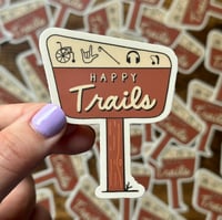 Image 1 of Happy Trails Sticker