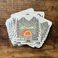 Image 3 of Camping for All Sticker