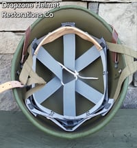 Image 3 of Repro WWII Hawley M2 Helmet liner Rayon Webbing. (B)