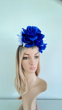 Image 2 of Shades of Blue Flower Crown Fascinator