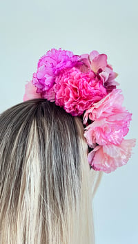 Image 4 of Sold Pink and Violet Flower Crown 