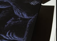 Image 2 of Transparent/Blue & White Splatter LP