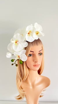 Image 1 of White Orchid Headband