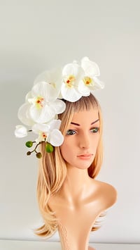 Image 4 of White Orchid Headband