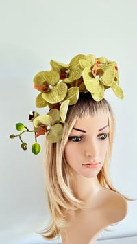 Green Orchid Headband