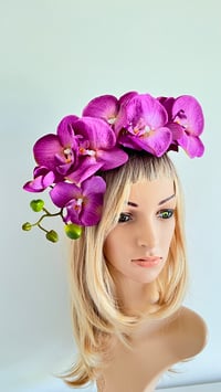 Image 1 of Violet Orchid Headband