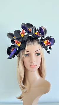 Image 3 of Black Orchid Headband