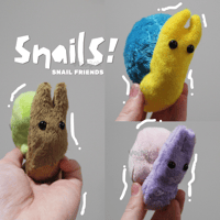 Image 1 of Mini Snail Plushies!