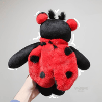 Image 2 of Lola the Ladybug Teddy - Handmade Plush