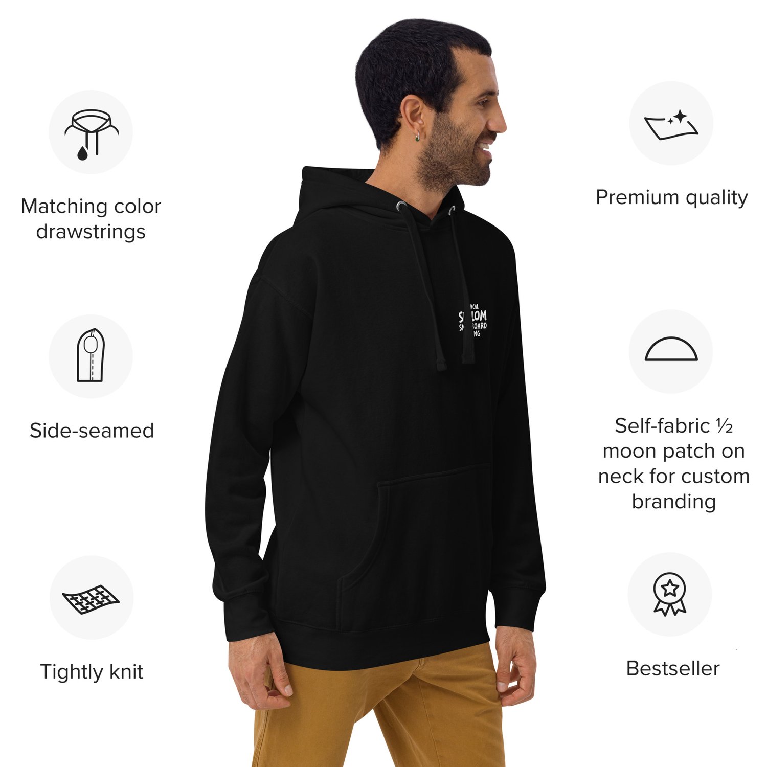 Image of NorCal Slalom Skateboard Racing Hoodie