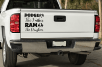 Image 3 of Dodge The Father Ram The Daughter Car Decals(2 Pack)