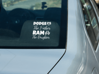 Image 5 of Dodge The Father Ram The Daughter Car Decals(2 Pack)