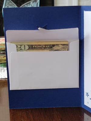 Image of Reach for the Moon- money/gift card holder