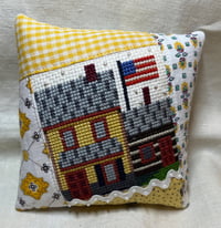 Image 1 of "Little House" Cross Stitch Pincushion