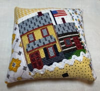 Image 3 of "Little House" Cross Stitch Pincushion