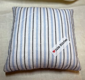 Image of "Grist Mill" Cross Stitch Pincushion