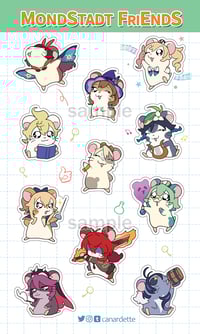 Image 4 of [NEW][PRE-ORDER] Clear Sticker Sheets