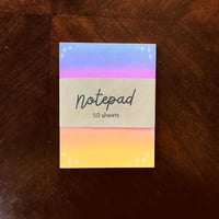 Image 3 of Sunset Ombre Notepad