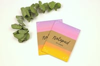 Image 4 of Sunset Ombre Notepad