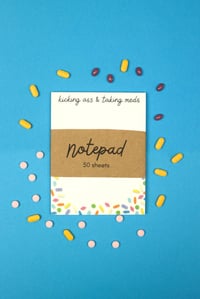 Image 1 of Kicking Ass & Taking Meds Notepad