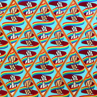 Image 3 of Rainbow Hands Iron-on Patch