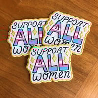 Image 3 of Support All Women Iron-On Patch