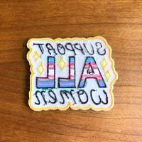 Image 4 of Support All Women Iron-On Patch