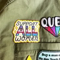 Image 5 of Support All Women Iron-On Patch