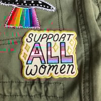 Image 1 of Support All Women Iron-On Patch
