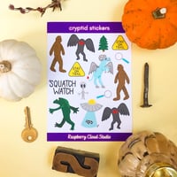 Image 1 of Cryptid Sticker Sheet