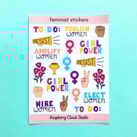 Image 1 of Feminist Sticker Sheet