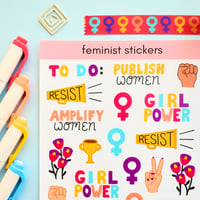 Image 2 of Feminist Sticker Sheet