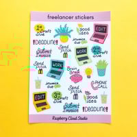 Image 1 of Freelancer Sticker Sheet