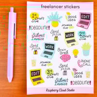 Image 3 of Freelancer Sticker Sheet