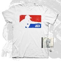 JASTA WHITE TEE + SIGNED CD + PIN BUNDLE