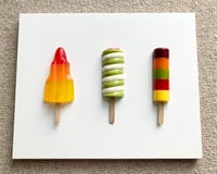 Image 1 of Custom - TRIPLE ice lolly resin art